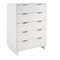 Manhattan Comfort Granville White 5-Drawer Chest and 6-Drawer Double Dresser, Set of 2 GRAN061 - alternate 7